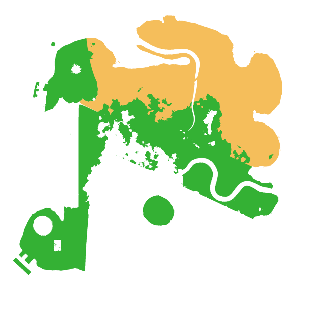 Biome Rust Map: Procedural Map, Size: 3000, Seed: 1123664472