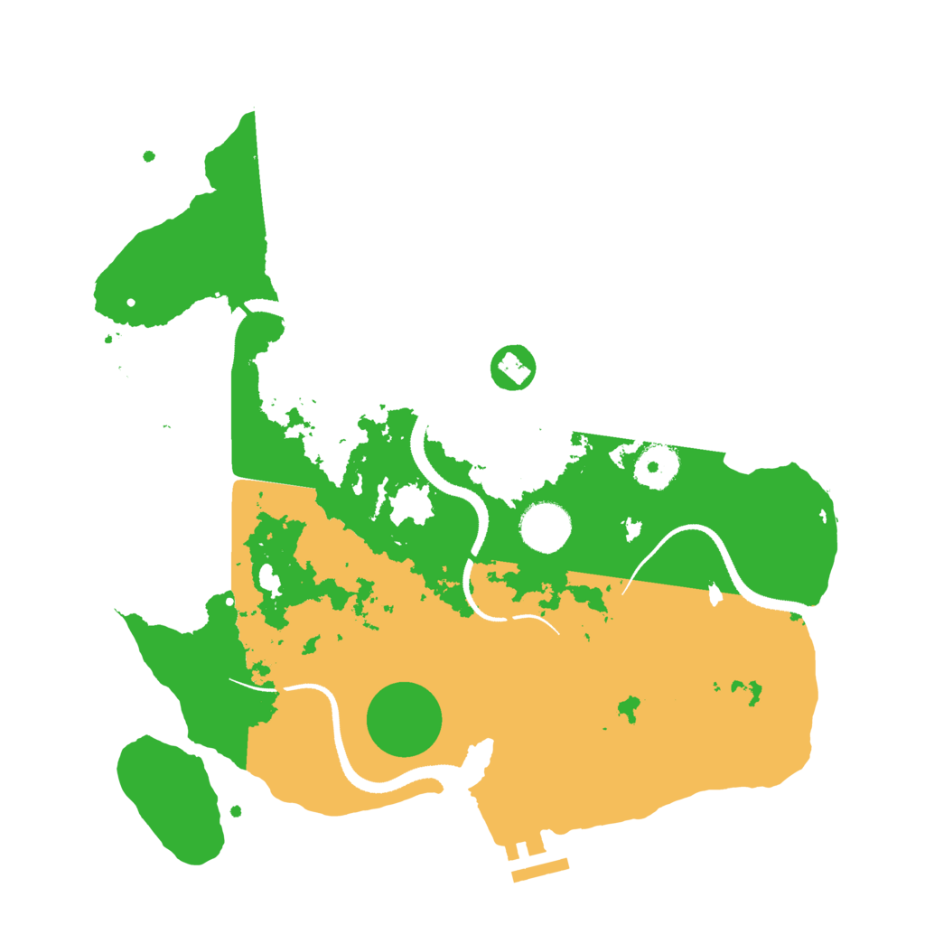 Biome Rust Map: Procedural Map, Size: 3250, Seed: 178995447