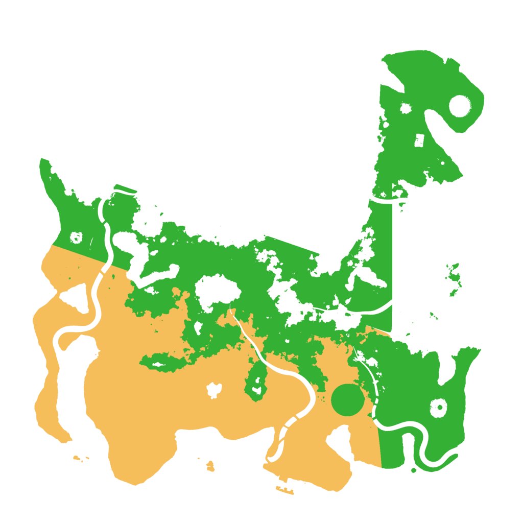 Biome Rust Map: Procedural Map, Size: 4250, Seed: 7294412