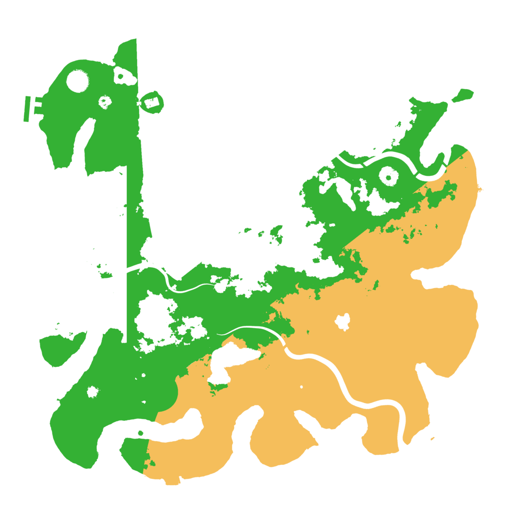 Biome Rust Map: Procedural Map, Size: 4000, Seed: 599013688