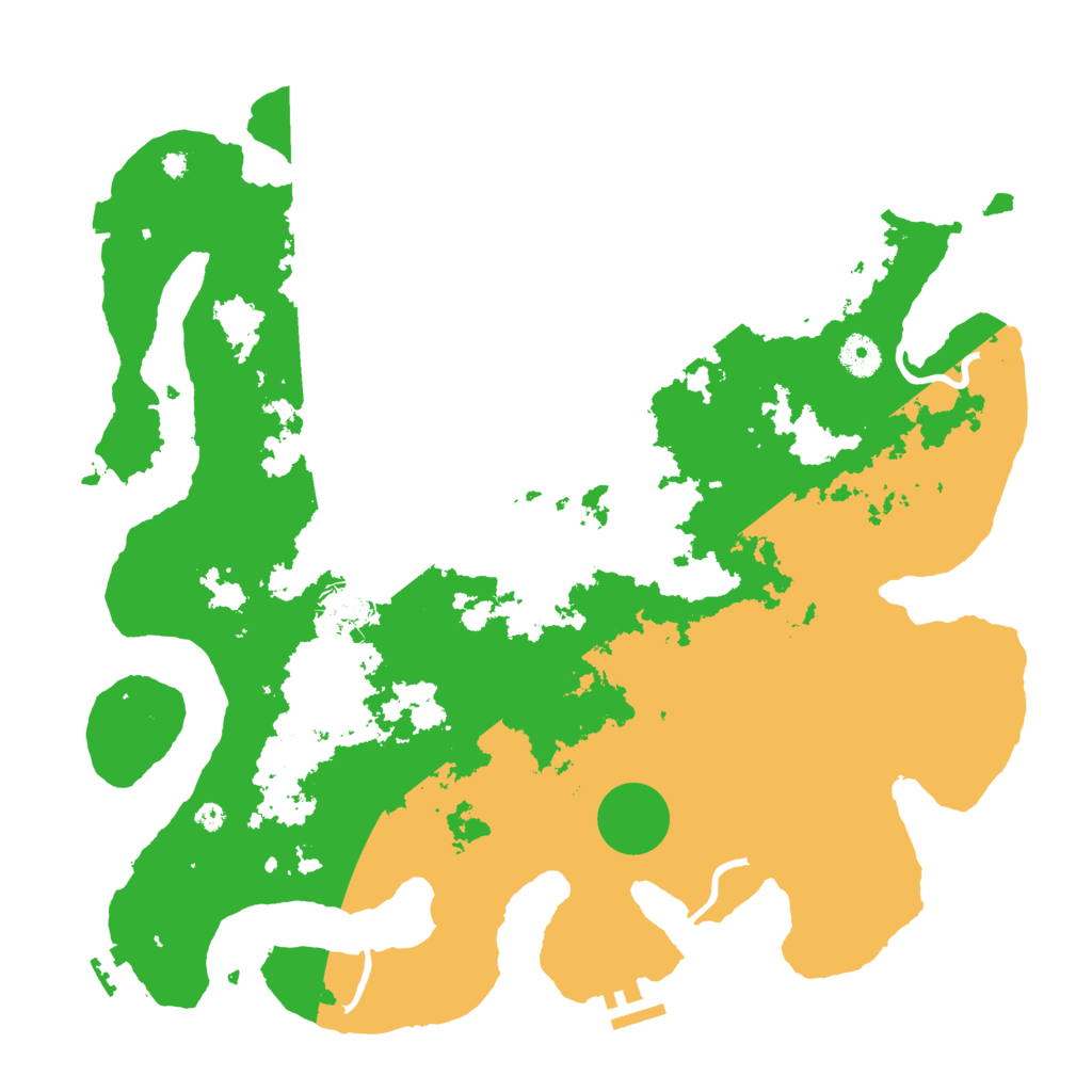 Biome Rust Map: Procedural Map, Size: 4000, Seed: 599013688