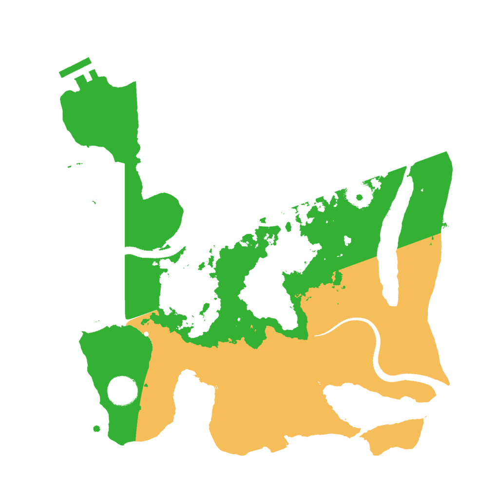 Biome Rust Map: Procedural Map, Size: 3000, Seed: 9117734
