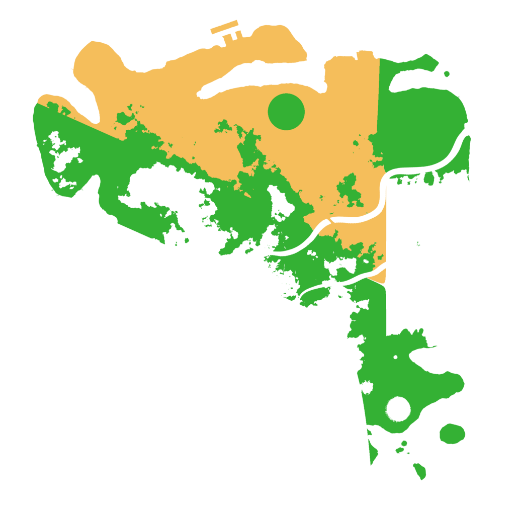 Biome Rust Map: Procedural Map, Size: 3700, Seed: 20240623