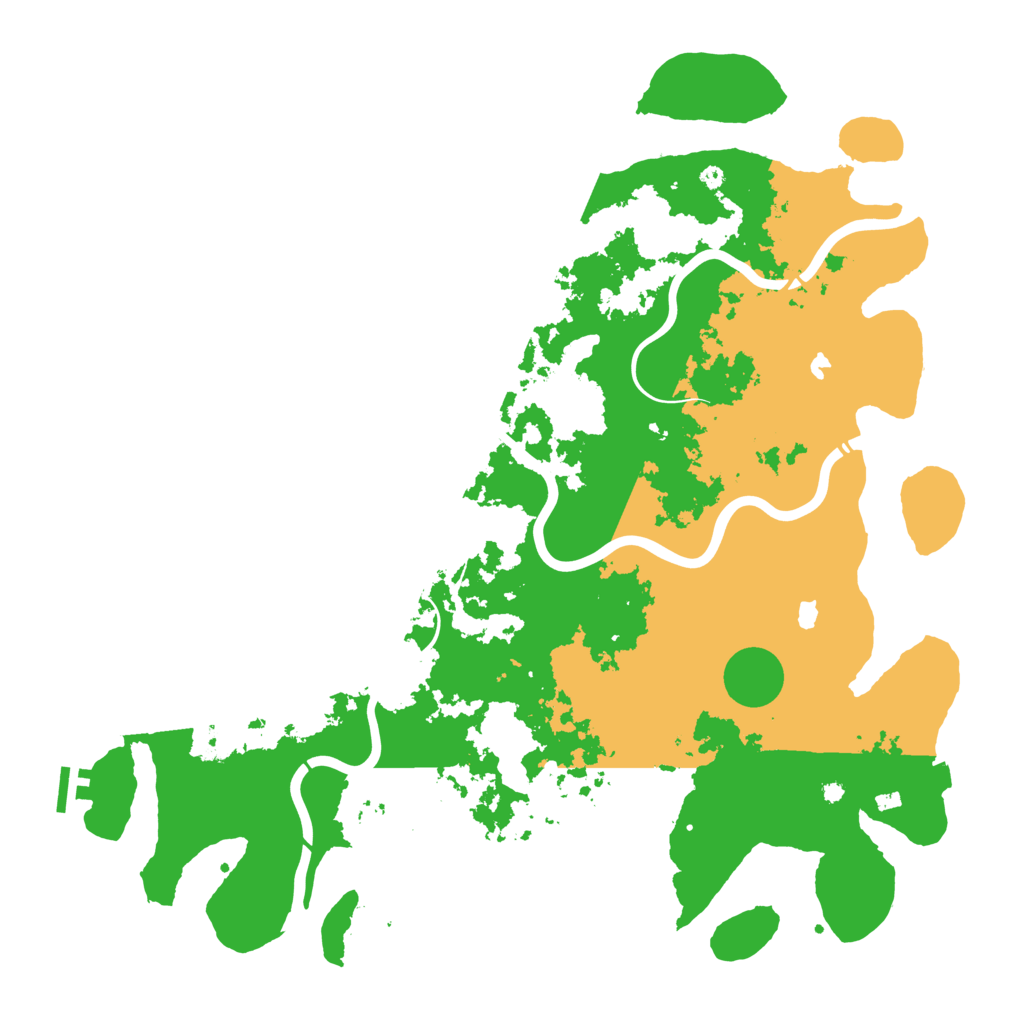 Biome Rust Map: Procedural Map, Size: 4500, Seed: 120319173