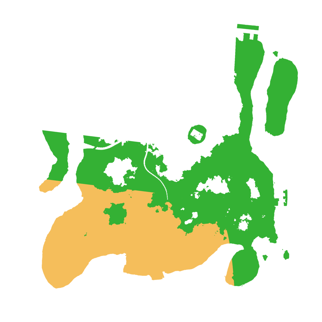 Biome Rust Map: Procedural Map, Size: 3000, Seed: 918643862