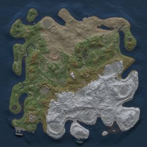 Thumbnail Rust Map: Procedural Map, Size: 4250, Seed: 115960295, 19 Monuments