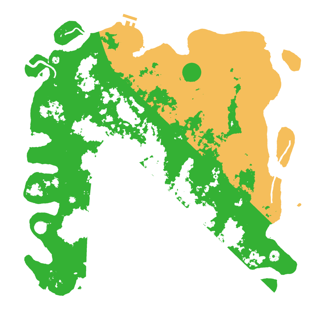 Biome Rust Map: Procedural Map, Size: 4500, Seed: 2032684801