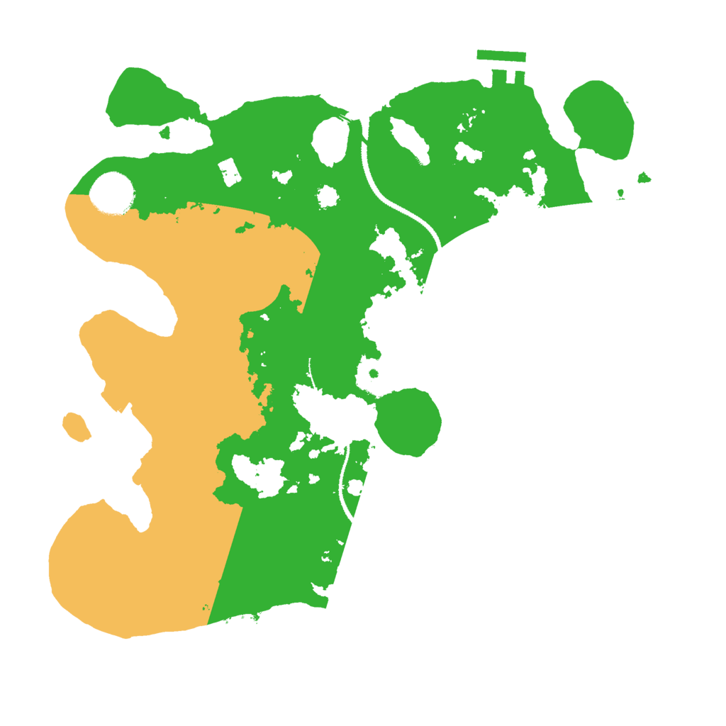 Biome Rust Map: Procedural Map, Size: 3000, Seed: 958429873