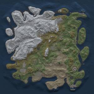 Thumbnail Rust Map: Procedural Map, Size: 4250, Seed: 1144368400, 19 Monuments