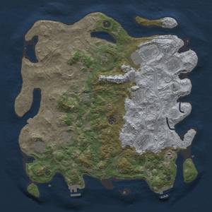 Thumbnail Rust Map: Procedural Map, Size: 4250, Seed: 530005970, 19 Monuments