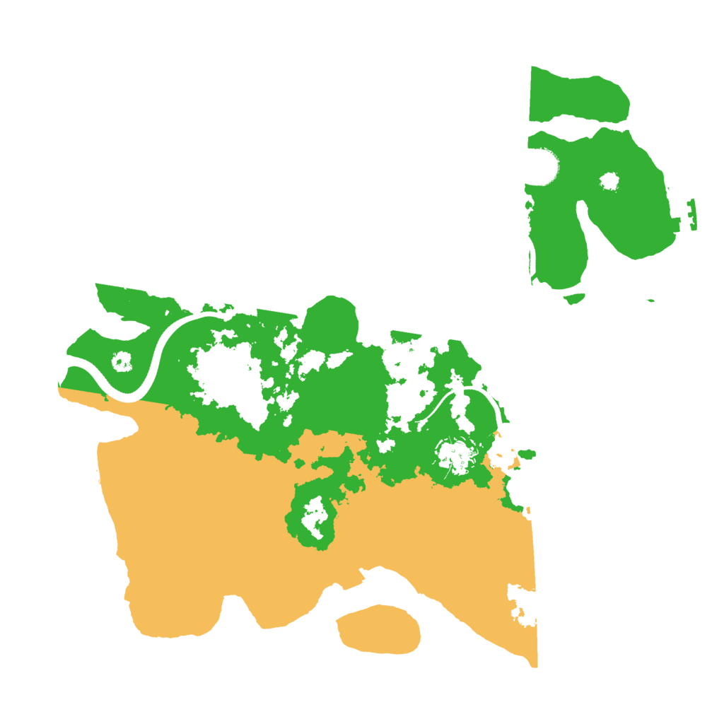 Biome Rust Map: Procedural Map, Size: 3500, Seed: 997768417