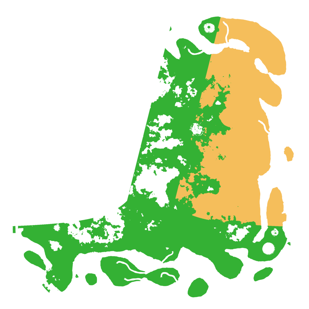 Biome Rust Map: Procedural Map, Size: 4500, Seed: 172590886