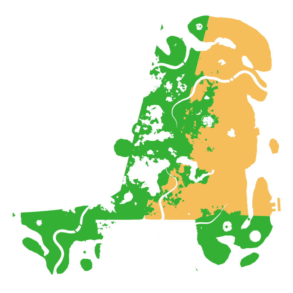 Biome Rust Map: Procedural Map, Size: 4500, Seed: 172590886