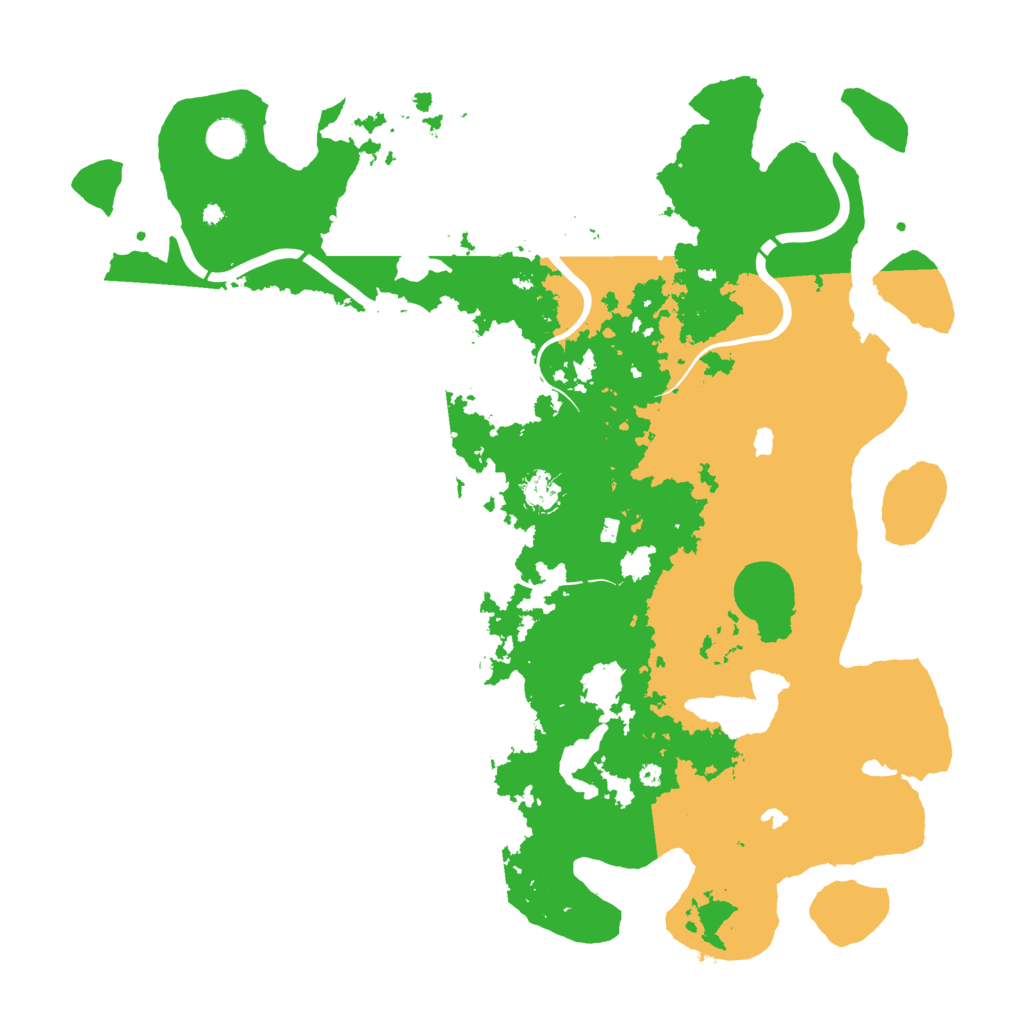 Biome Rust Map: Procedural Map, Size: 4500, Seed: 4307820