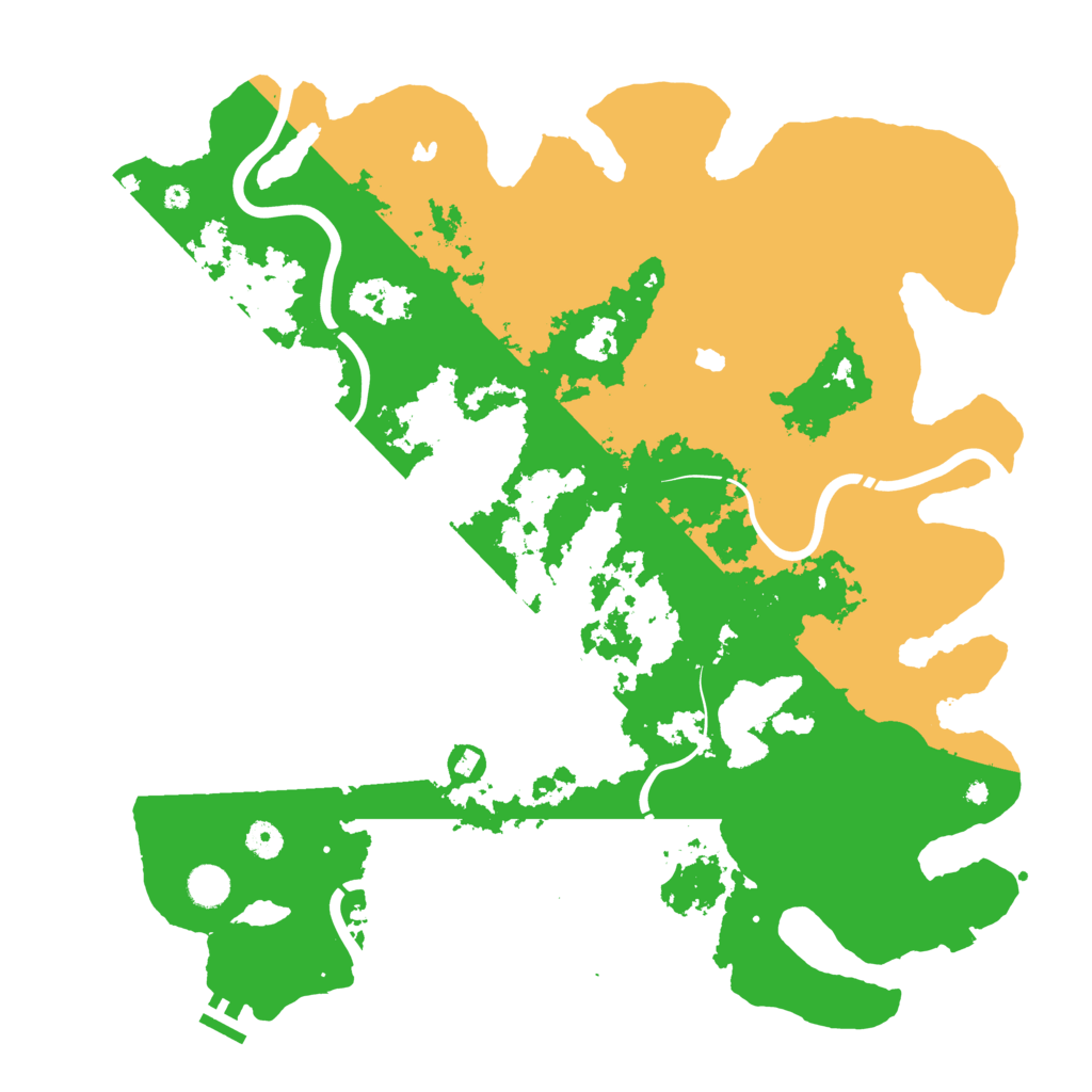Biome Rust Map: Procedural Map, Size: 4500, Seed: 965432178