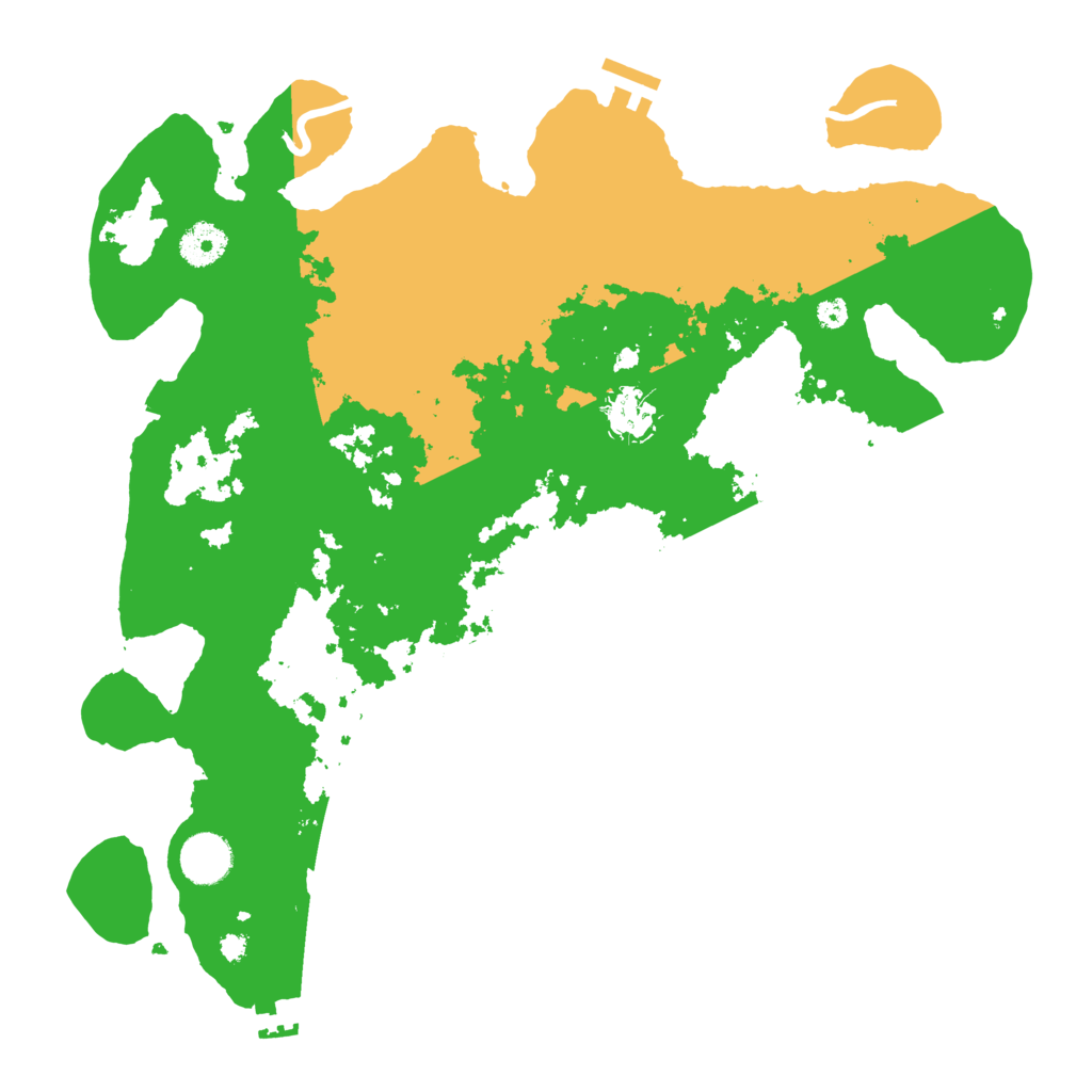 Biome Rust Map: Procedural Map, Size: 3700, Seed: 5092024