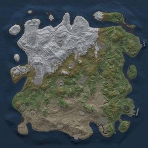 Thumbnail Rust Map: Procedural Map, Size: 4250, Seed: 754145973, 19 Monuments