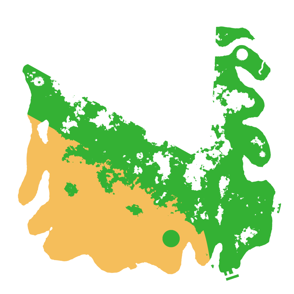 Biome Rust Map: Procedural Map, Size: 4500, Seed: 1071380042