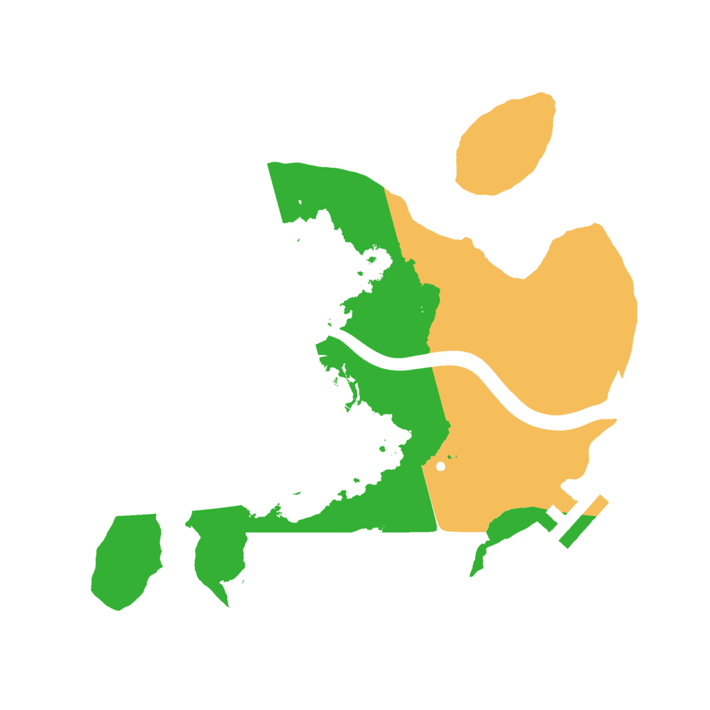 Biome Rust Map: Procedural Map, Size: 2300, Seed: 9082023