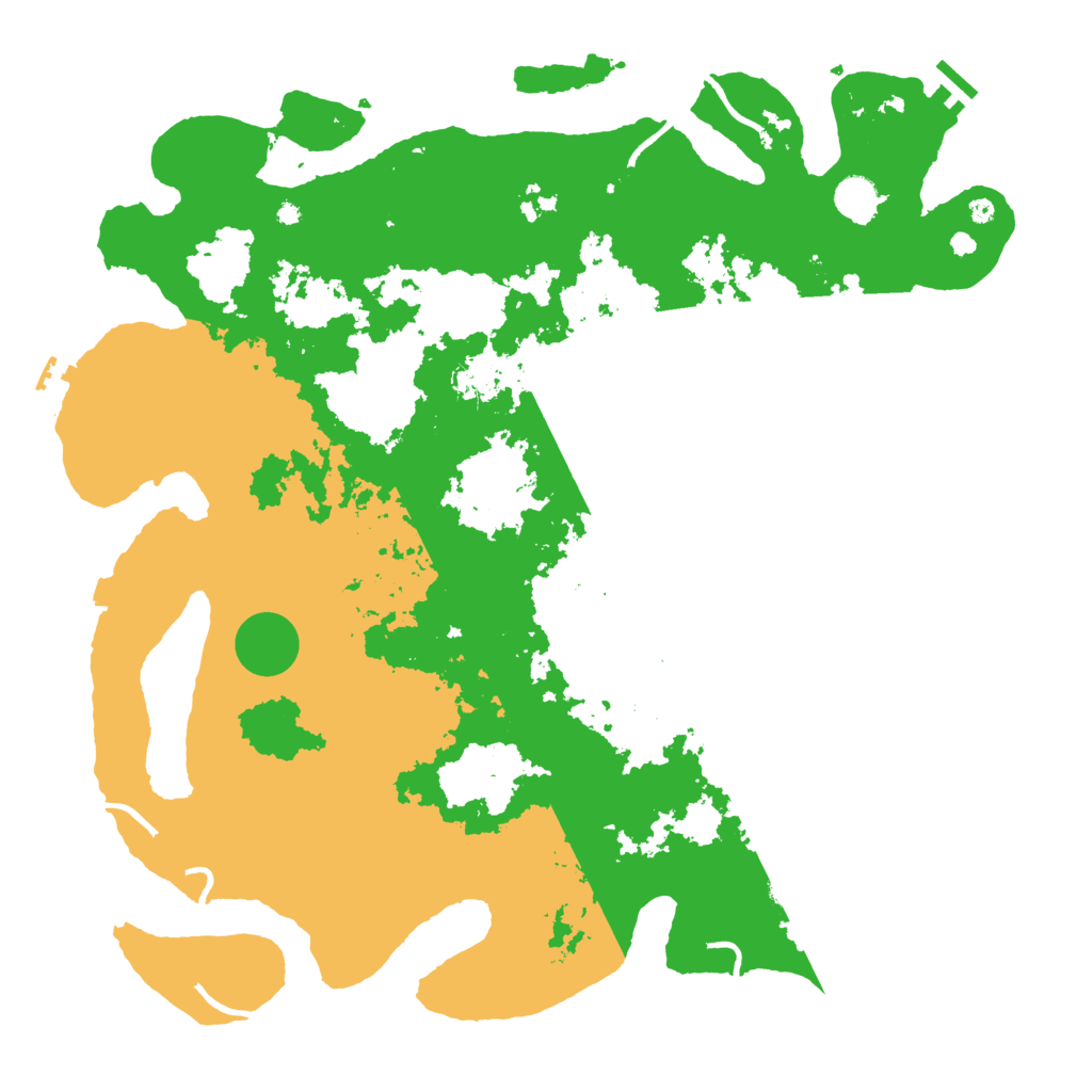 Biome Rust Map: Procedural Map, Size: 4500, Seed: 1064711595