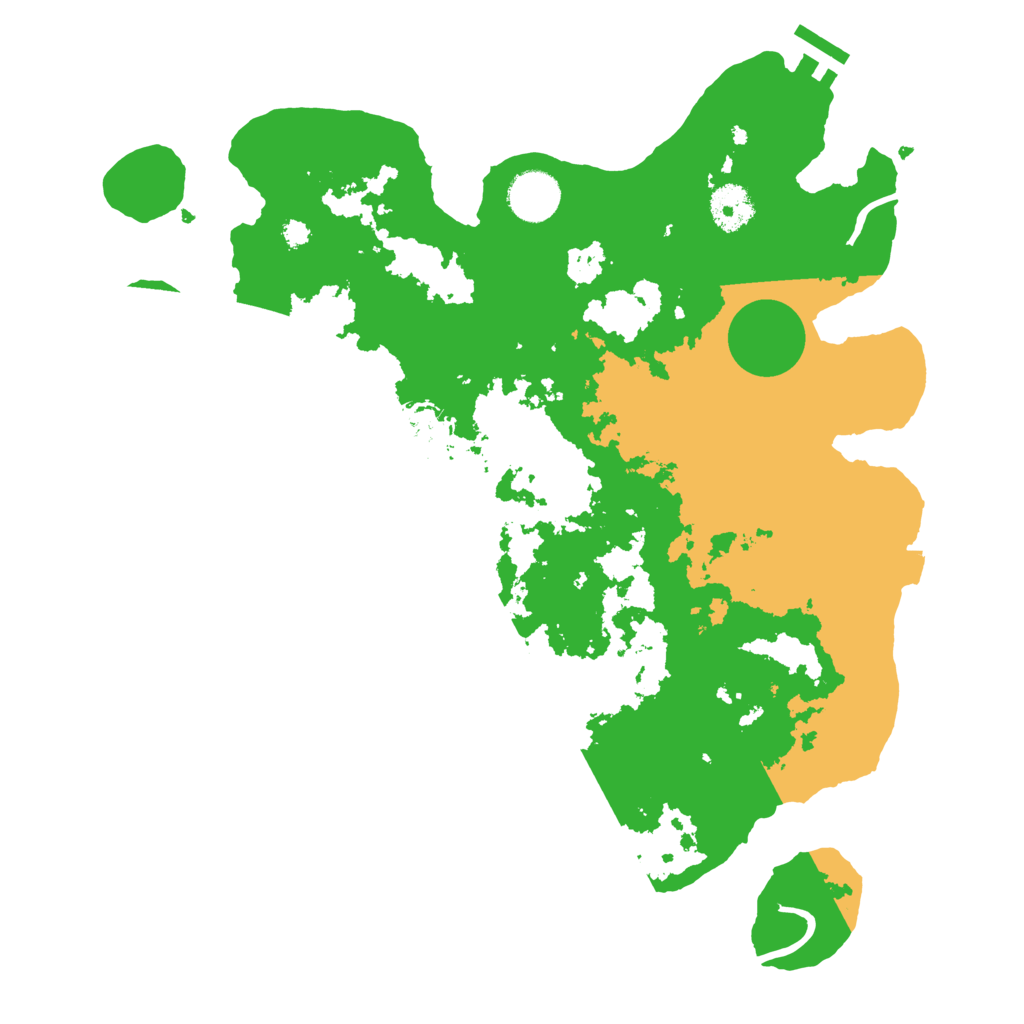 Biome Rust Map: Procedural Map, Size: 3500, Seed: 328079704