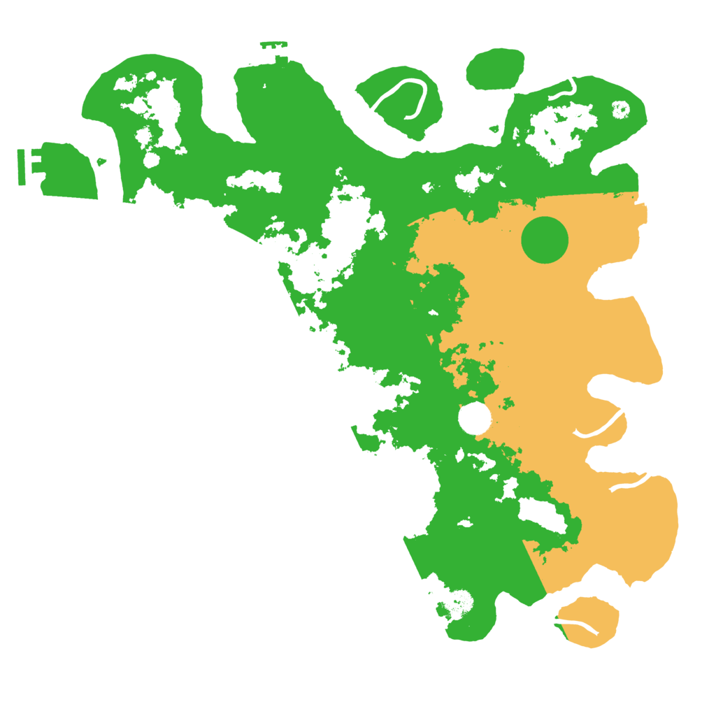 Biome Rust Map: Procedural Map, Size: 4000, Seed: 164800124