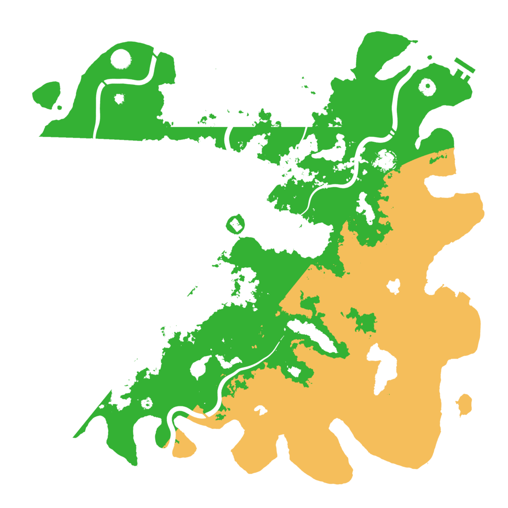 Biome Rust Map: Procedural Map, Size: 4500, Seed: 774161258