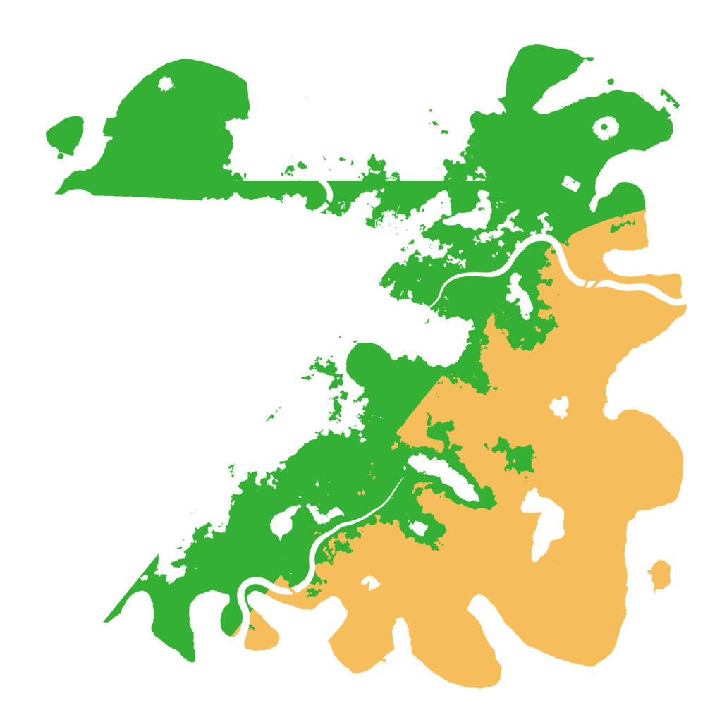 Biome Rust Map: Procedural Map, Size: 4500, Seed: 774161258