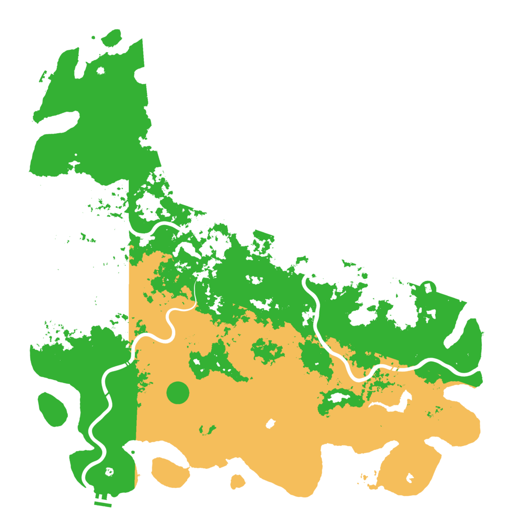 Biome Rust Map: Procedural Map, Size: 6000, Seed: 20240907