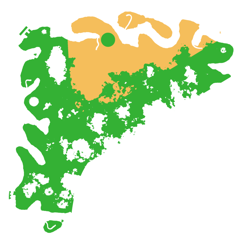 Biome Rust Map: Procedural Map, Size: 4700, Seed: 2054478772