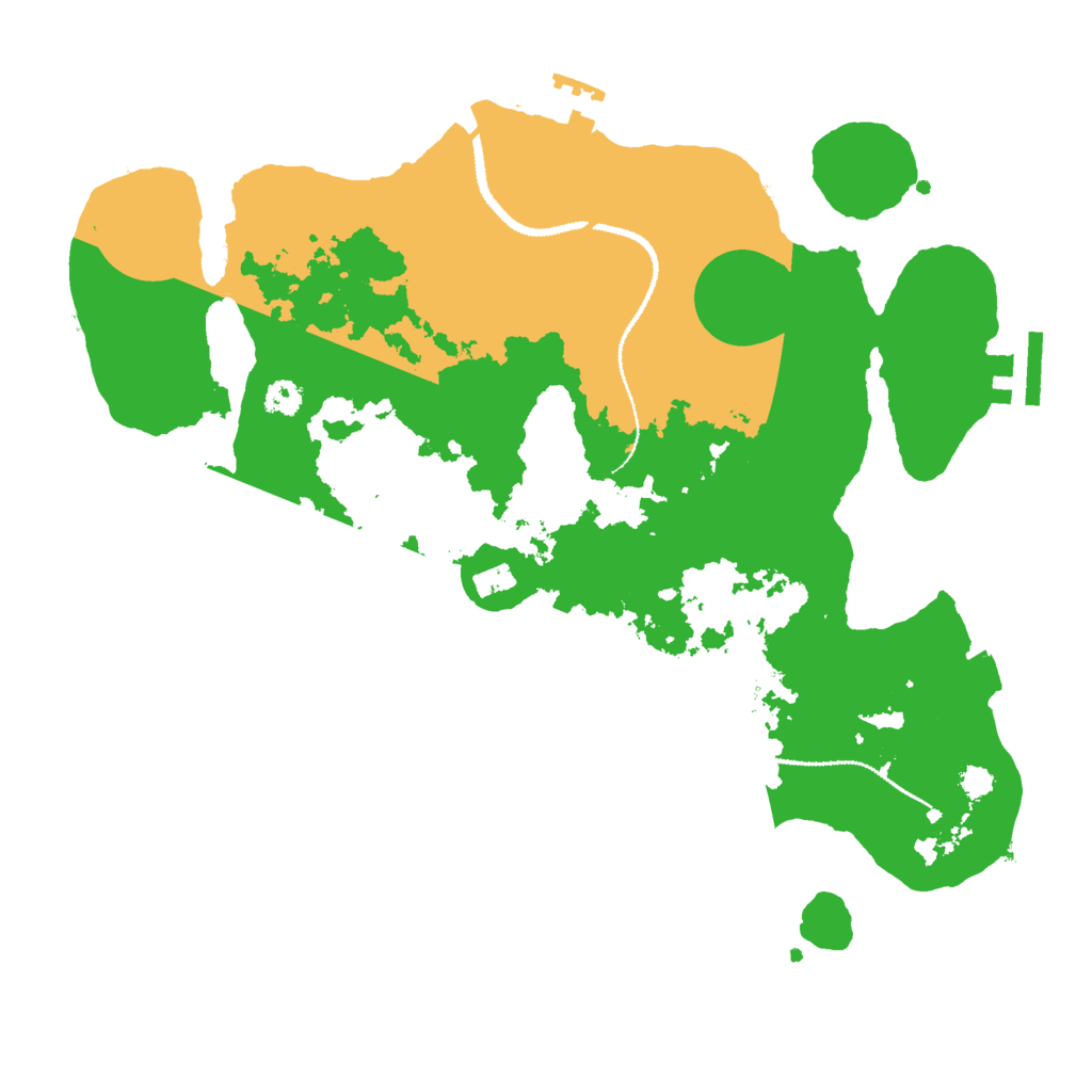 Biome Rust Map: Procedural Map, Size: 3000, Seed: 503085825