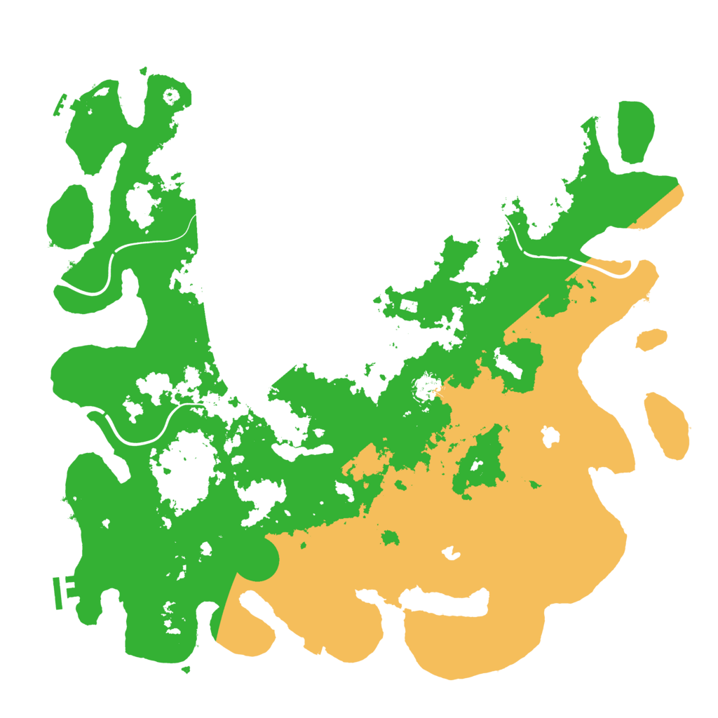 Biome Rust Map: Procedural Map, Size: 4500, Seed: 1200215230