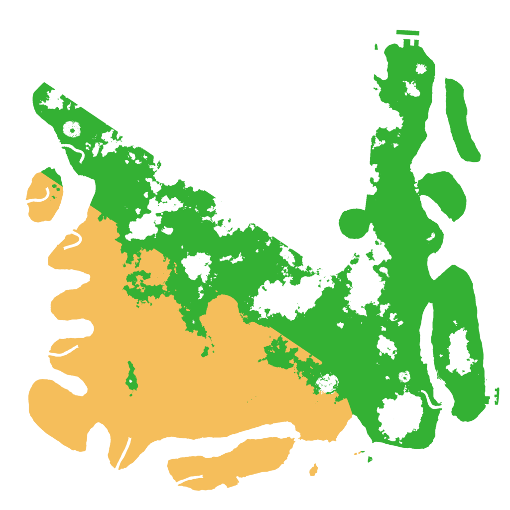 Biome Rust Map: Procedural Map, Size: 4500, Seed: 1181077788