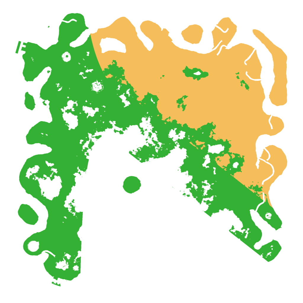 Biome Rust Map: Procedural Map, Size: 4900, Seed: 371971618