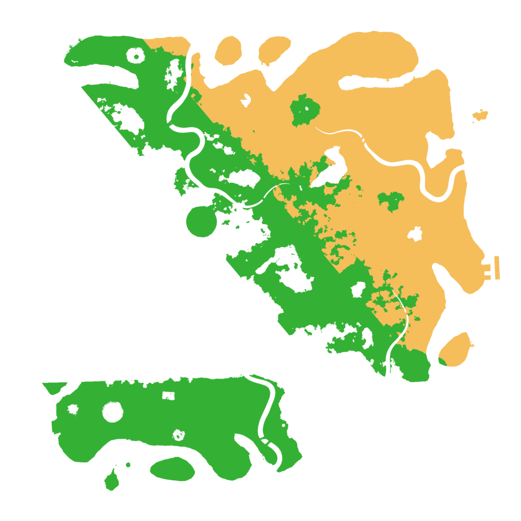Biome Rust Map: Procedural Map, Size: 4500, Seed: 2072490529
