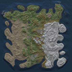 Thumbnail Rust Map: Procedural Map, Size: 4250, Seed: 1479870976, 19 Monuments