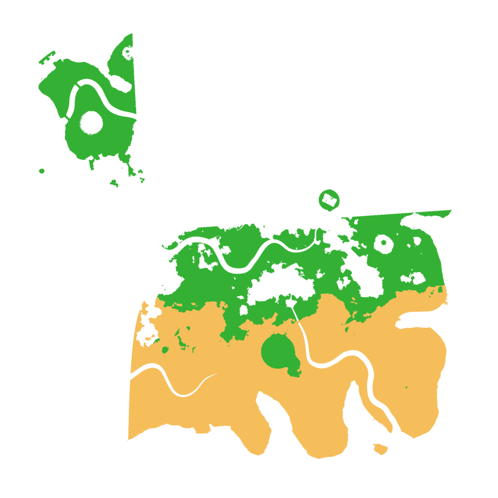 Biome Rust Map: Procedural Map, Size: 3900, Seed: 133
