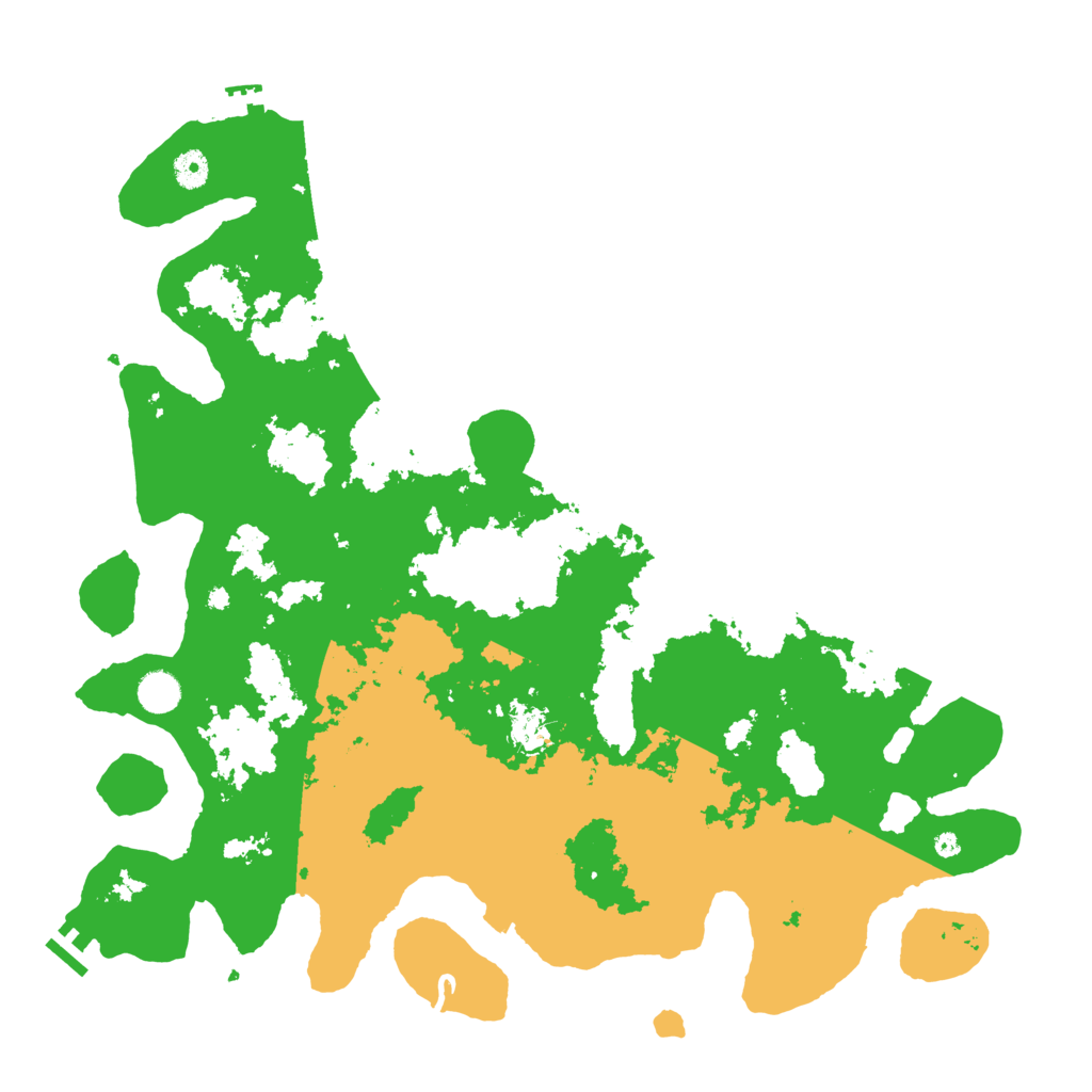 Biome Rust Map: Procedural Map, Size: 4500, Seed: 1031084446