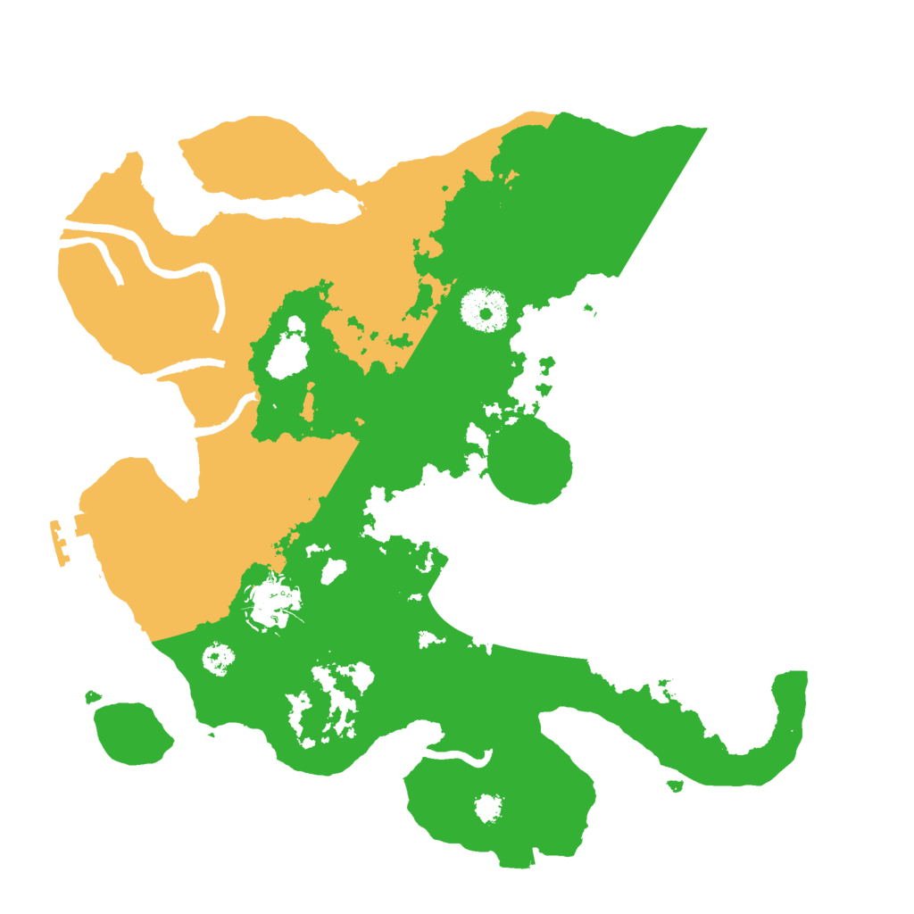 Biome Rust Map: Procedural Map, Size: 3000, Seed: 1807238724