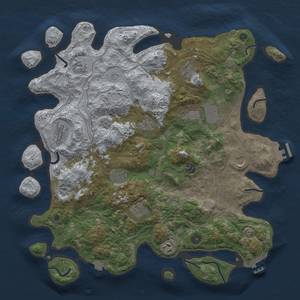 Thumbnail Rust Map: Procedural Map, Size: 4250, Seed: 1767884099, 19 Monuments