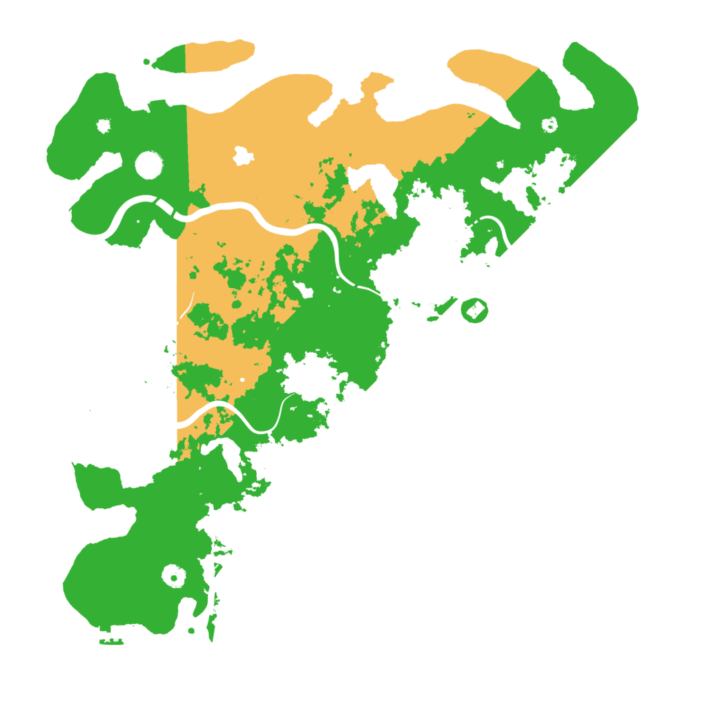 Biome Rust Map: Procedural Map, Size: 4500, Seed: 358055072