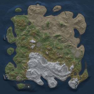 Thumbnail Rust Map: Procedural Map, Size: 4250, Seed: 487220531, 19 Monuments