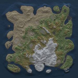 Thumbnail Rust Map: Procedural Map, Size: 4250, Seed: 1026068321, 19 Monuments