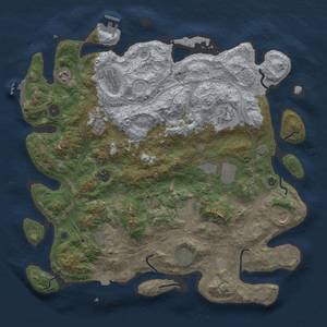 Thumbnail Rust Map: Procedural Map, Size: 4250, Seed: 1145144092, 18 Monuments