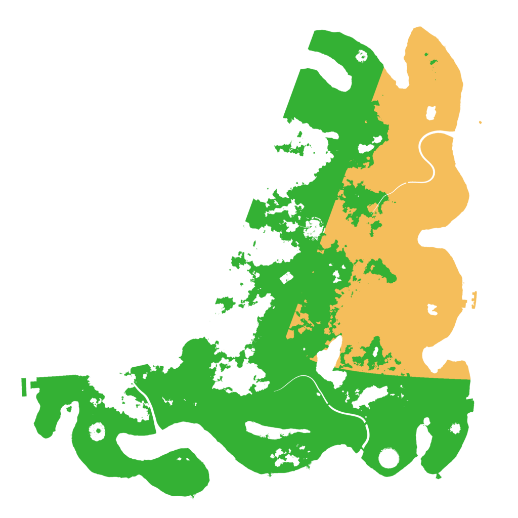Biome Rust Map: Procedural Map, Size: 4500, Seed: 2059431108