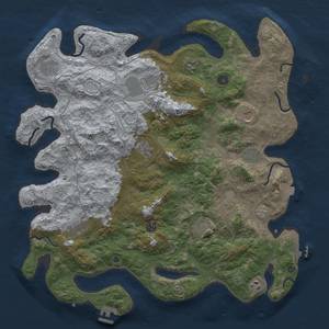 Thumbnail Rust Map: Procedural Map, Size: 4500, Seed: 2059431108, 19 Monuments