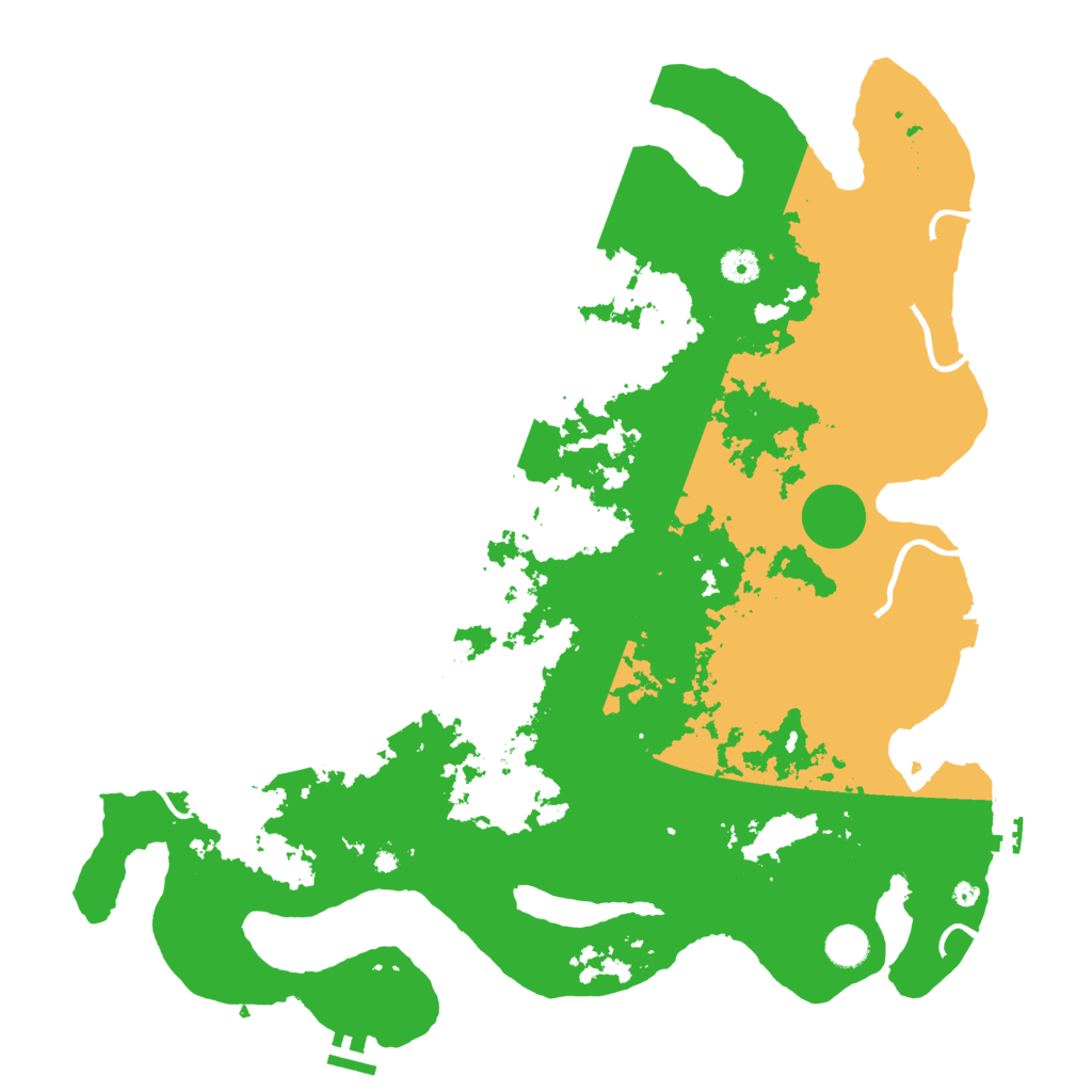 Biome Rust Map: Procedural Map, Size: 4500, Seed: 2059431108