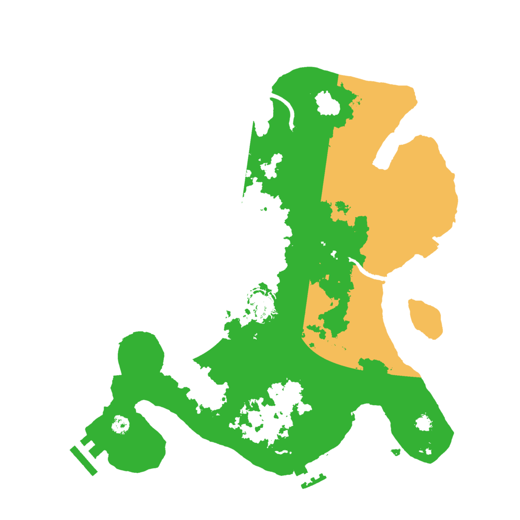 Biome Rust Map: Procedural Map, Size: 3000, Seed: 5027483
