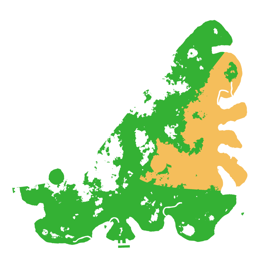 Biome Rust Map: Procedural Map, Size: 4500, Seed: 676068184