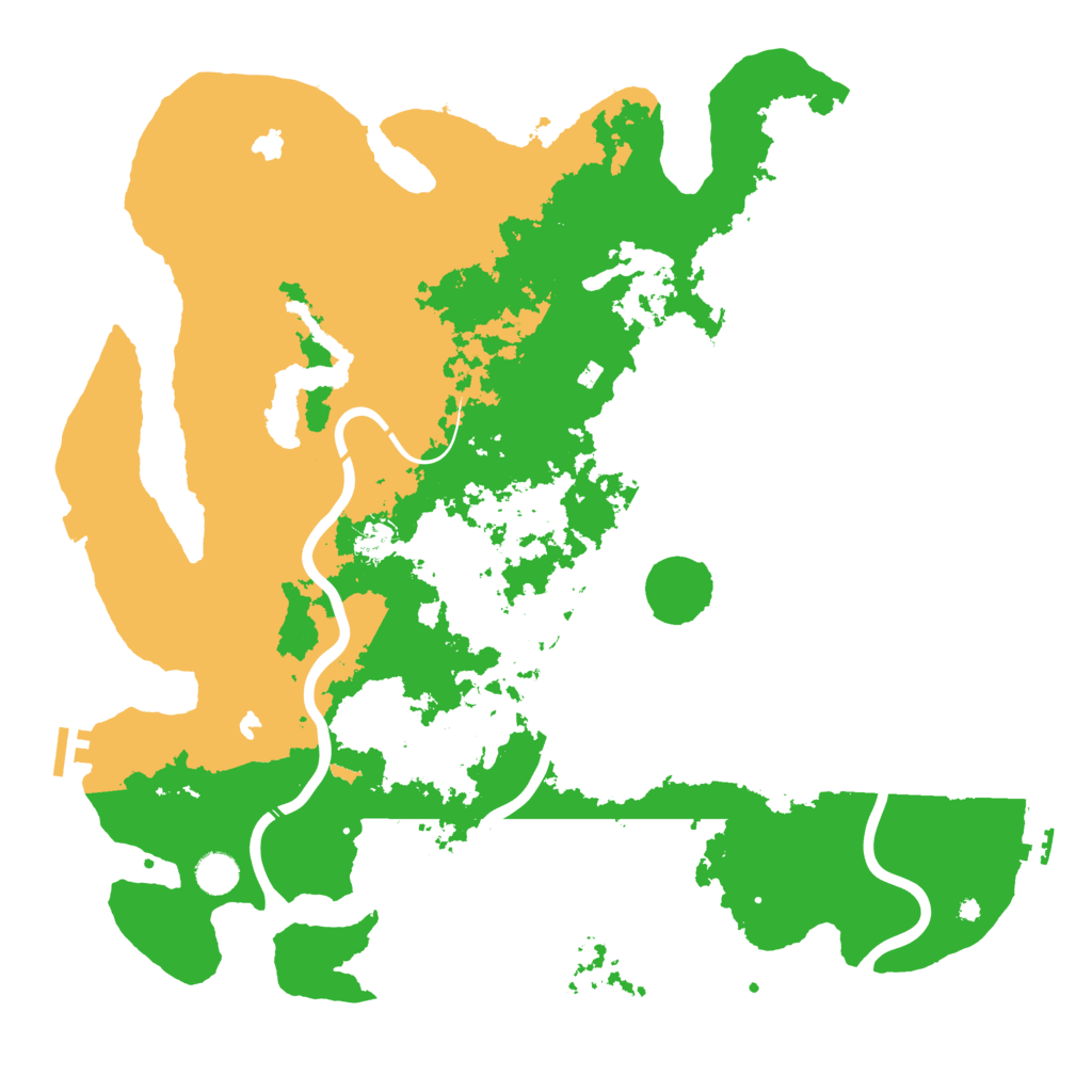 Biome Rust Map: Procedural Map, Size: 4500, Seed: 1204121311